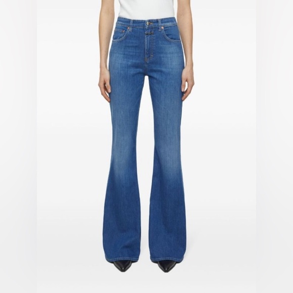 Closed NWT Rawlins High Waist Flare Jeans Classic Wash 31 - Picture 12 of 12